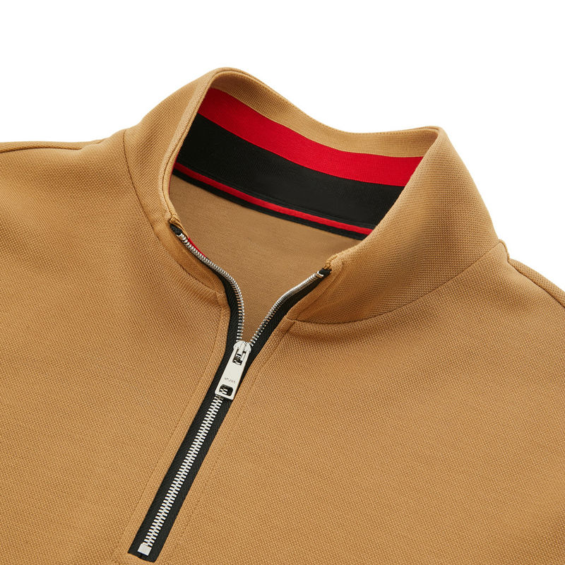 Gender-Neutral Stand Collar Cotton Hoodie for Anti-wrinkle and Anti-pilling Protection