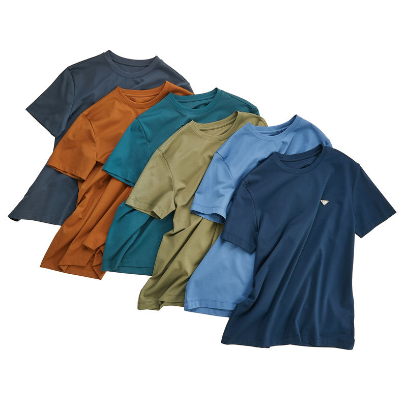 Plain O-Neck Round Neck T-Shirts Casual Style WIth Custom Logo And Printed