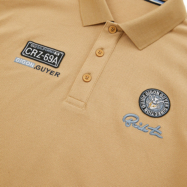 High Elasticity Breathable Custom Polo Shirts With Embroidery Logo for Men's Clothing