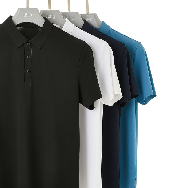 Plain Dyed Essential Soft Cotton Polo T Shirt For Men with Fabric Weight 170-210Grams