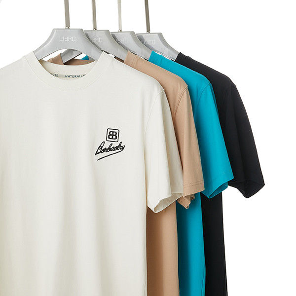 High Elasticity Custom Men'S T Shirts With Logo Embroidered For Needle Detection