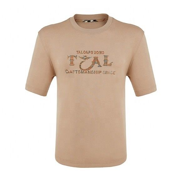 Men Cotton Short T Shirt Anti Wrinkle For Custom Color And Logo Printing