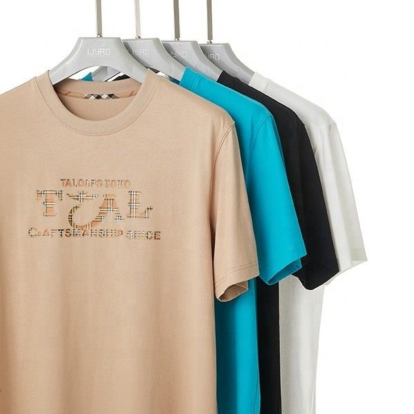 Men Cotton Short T Shirt Anti Wrinkle For Custom Color And Logo Printing