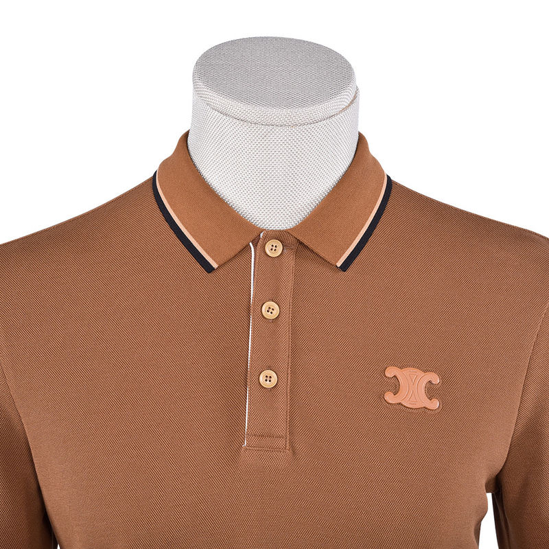 Breathable Cotton Polo T-Shirt for Men Spring Autumn Casual Sublimation Custom Design