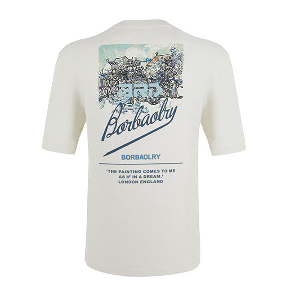 2024 Newest Style Men's Oversize T-Shirt with Custom Embroidered Logo and Solid Color