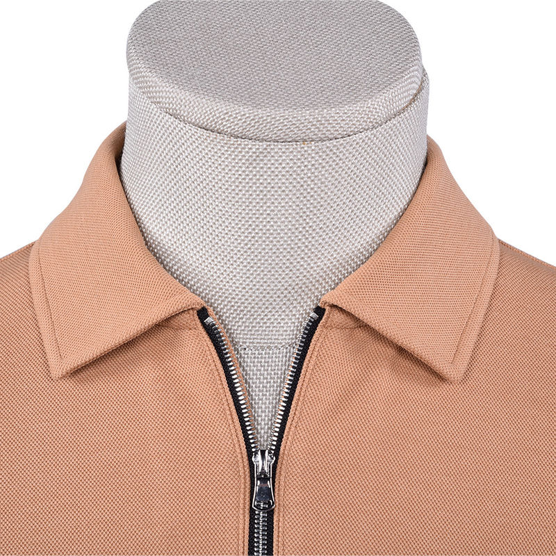 Autumn Season Full Sleeve Waterproof Polo Shirt for Men Customized Colors 170-210Grams