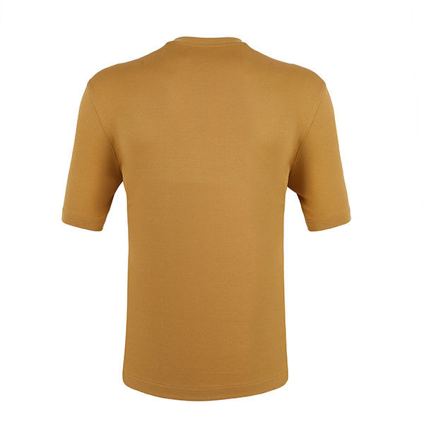 Customized Logo White Orange T Shirt For Man Casual Style with Over Sized Plain Design