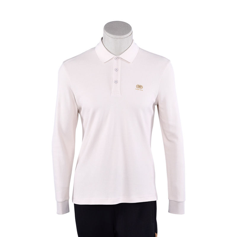 Custom Logo Slim Fit Polo Shirt in Anti-Pilling Black with Knitted Weaving Method
