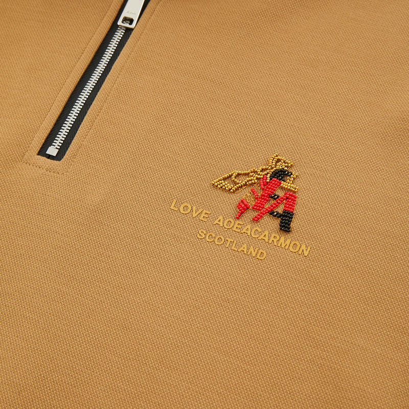 Polo T-Shirts for Men 100% Cotton Full Sleeve Custom Logo Stand Collar Regular Length