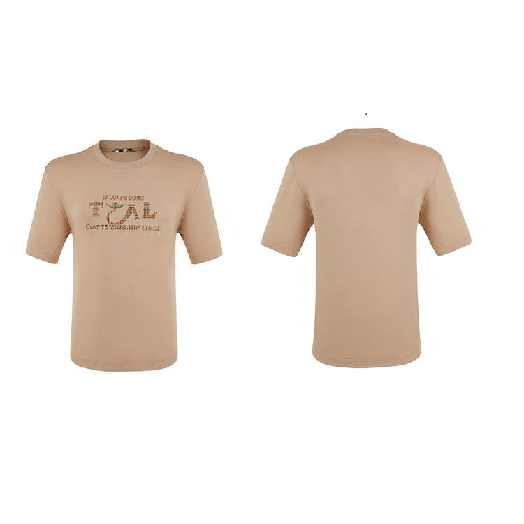 Custom Logo Classic T-Shirt Printing Label for Men's Oversize Tops and Fashionable Style