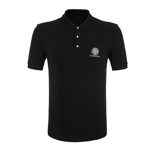 Customizable Breathable Sports Shirt for Men Polo Plain White Black Golf Shirts