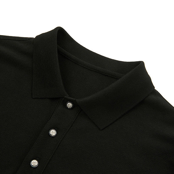 Customizable Breathable Sports Shirt for Men Polo Plain White Black Golf Shirts