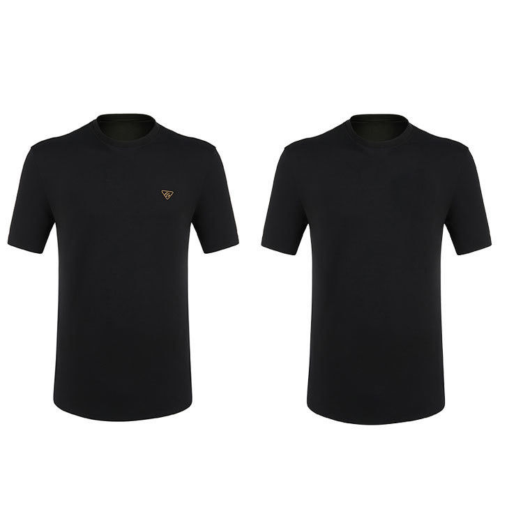 Embossed Pattern White T-Shirt for Men in Oversized Fit and 100% Cotton