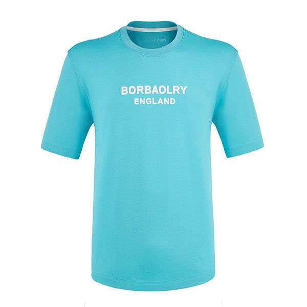 Daily Casual Office Wearing Heavy Cotton Men's T-Shirt with Customized Logo and Color