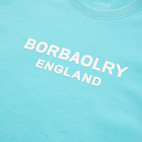 Daily Casual Office Wearing Heavy Cotton Men's T-Shirt with Customized Logo and Color