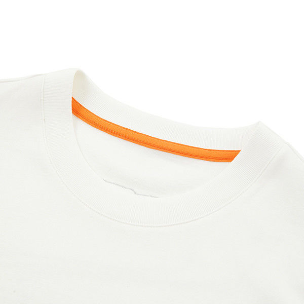 Daily Casual Office Wearing 2024 Custom Design Round Neck White Cotton T Shirt for Men