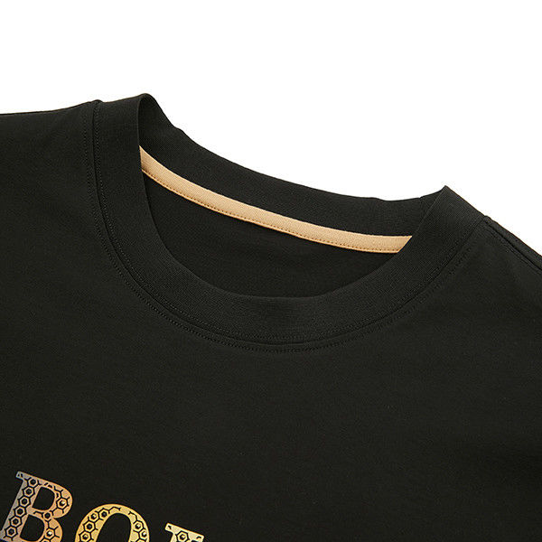 Men's T-Shirt with Heavyweight Fabric and Comfortable Custom Design in 100% Cotton