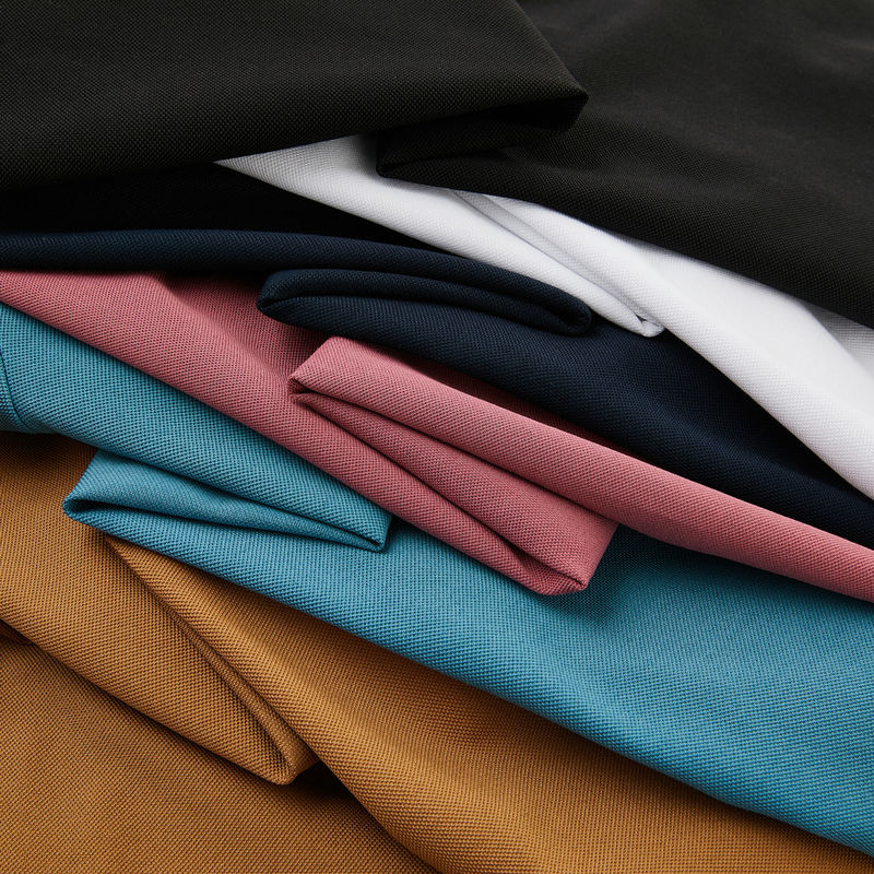 100% Cotton Casual Custom Polo Shirts with Color Logo Embroidery and Quick-Dry Fit