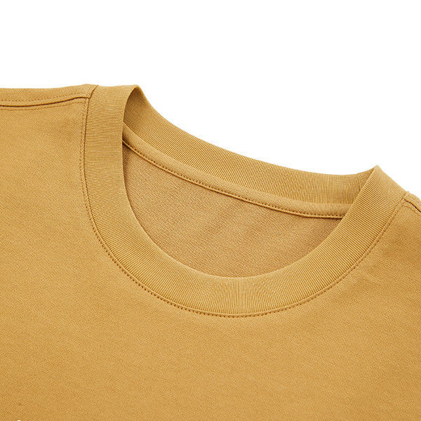 Customized Drop Shoulder Cotton T Shirt for Men in Knitted Weaving Method and 230 gsm