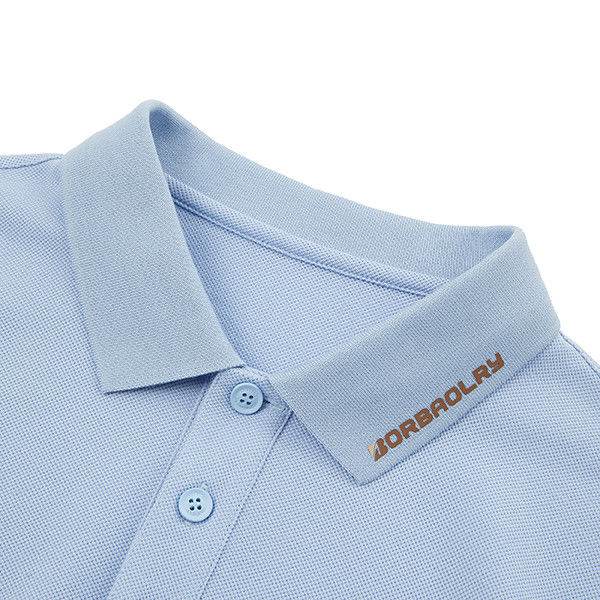 Man's Dry Long Arm Short Sleeve Fit Slim Polo Shirt with Custom Logo in Fashion Design