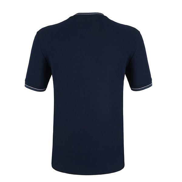 Short Sleeve Polo Shirts Quick Dry 170-210 Grams Custom 100% Cotton Embroidered T-Shirt