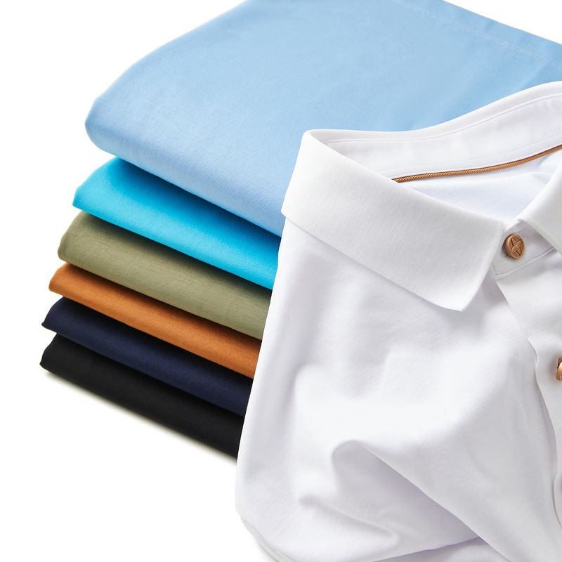 Seamless Custom Embroidery Logo Men's Polo Shirts 100% Cotton T-shirt Polo ODM Male