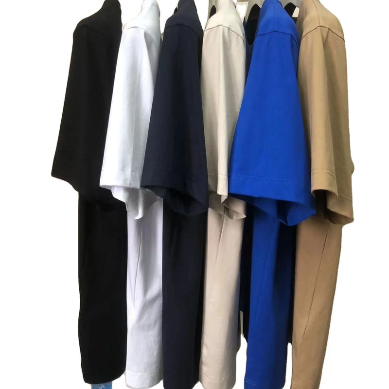 Anti-wrinkle Plain Oversize Round Neck T Shirt 100% Cotton Standard Fit Customized LOGO 64168Y7068