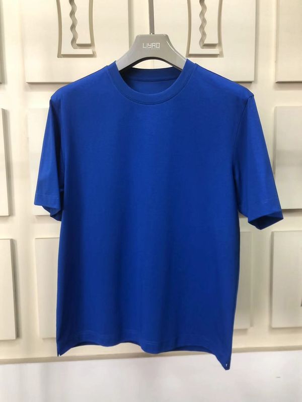 Anti-wrinkle Plain Oversize Round Neck T Shirt 100% Cotton Standard Fit Customized LOGO 64168Y7068