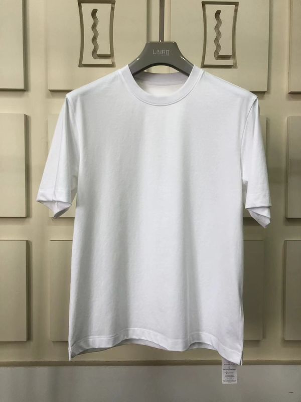 Anti-wrinkle Plain Oversize Round Neck T Shirt 100% Cotton Standard Fit Customized LOGO 64168Y7068