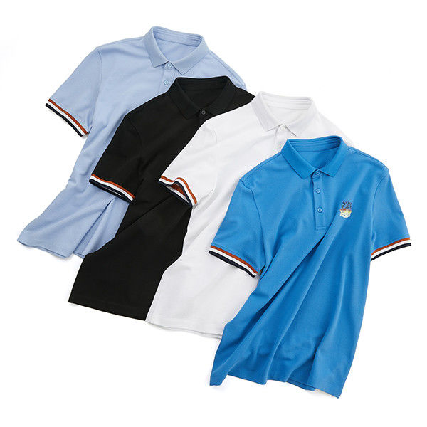 Plain Golf Polo T-Shirts Customized Boys T-Shirts Polo Shirts for Men in White Blue Black