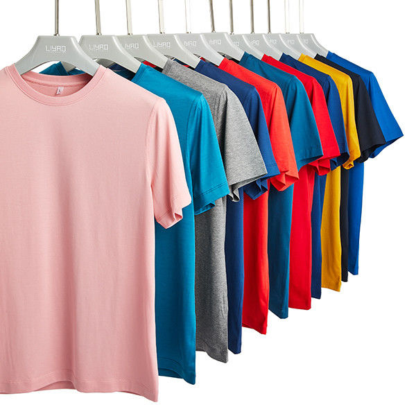 Custom Color Oversize Embroidery Men's T-Shirt Homme Cotton with Plain Style Tee Shirt