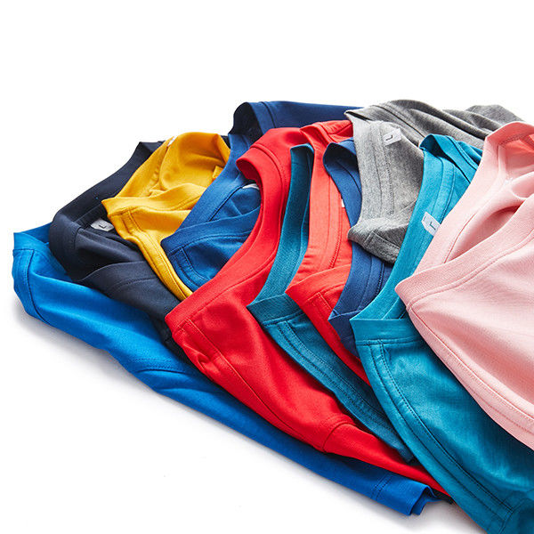 Custom Color Oversize Embroidery Men's T-Shirt Homme Cotton with Plain Style Tee Shirt