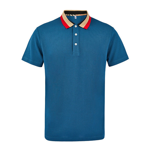 Knitted Short Sleeve Women'S Polo Shirts Plain Dyed Anti Wrinkle OEM ODM