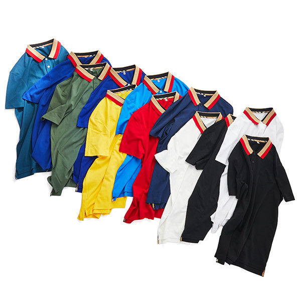 Knitted Short Sleeve Women'S Polo Shirts Plain Dyed Anti Wrinkle OEM ODM