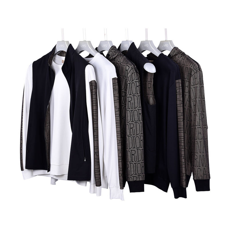 Custom Logo Color Men Crewneck Sweatshirts Anti Pilling In 100% Cotton Fabric