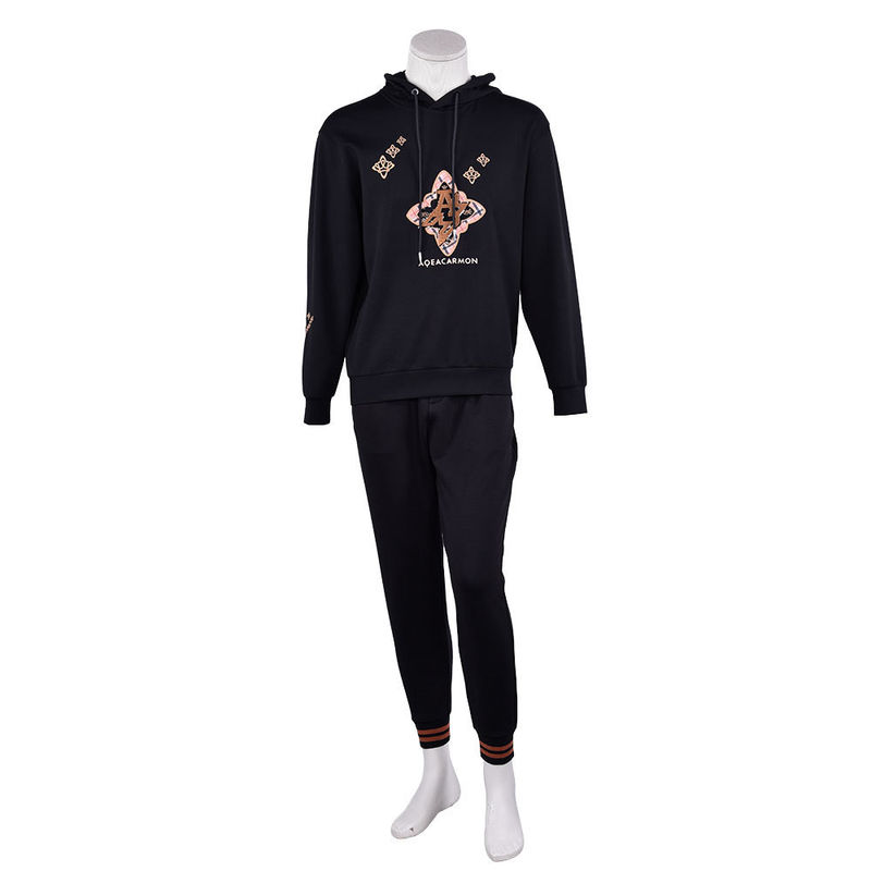 Custom Logo Color Men's Hoodie and Pants Set 100% Cotton Mean Suits for Your Clothing