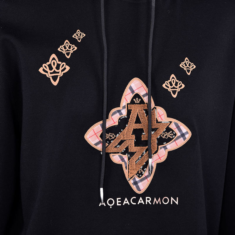 Custom Logo Color Men's Hoodie and Pants Set 100% Cotton Mean Suits for Your Clothing