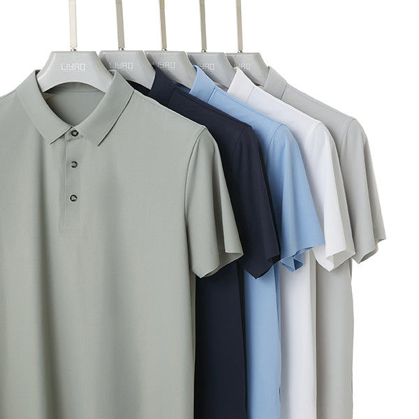 Customized Colors Summer Anti-Wrinkle Plain Polo T Shirt for Men in Dry Cool Fit