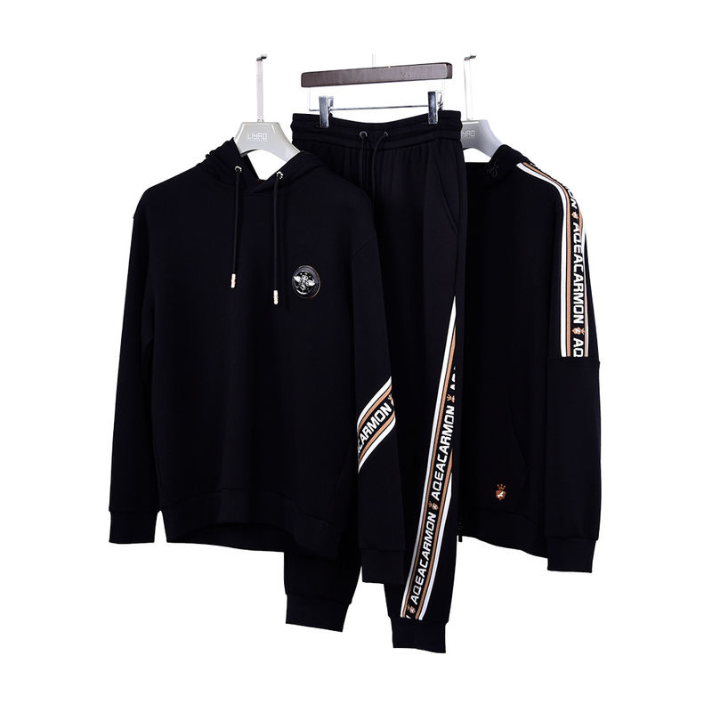 Customized Color Plus Size Windproof Men Hoodie Set for Custom Logo Design Sportswear
