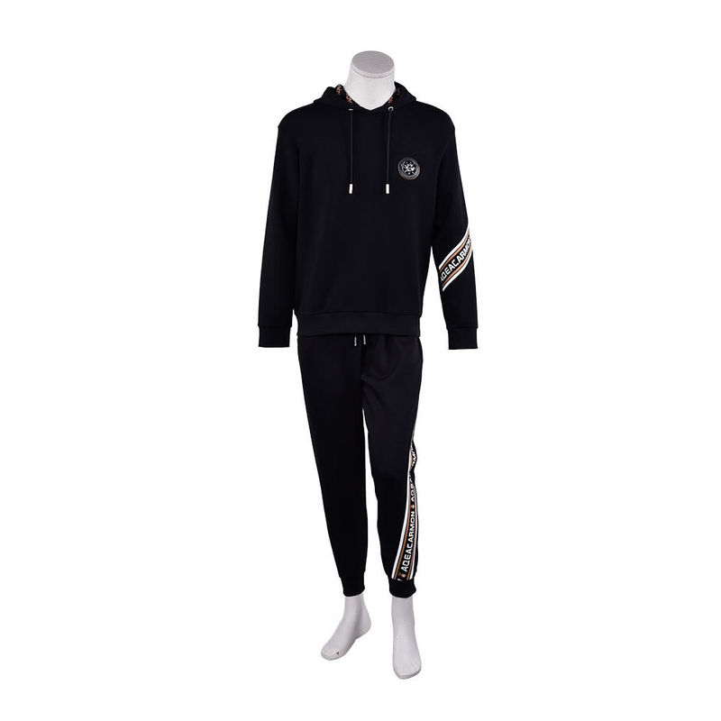 Customized Color Plus Size Windproof Men Hoodie Set for Custom Logo Design Sportswear