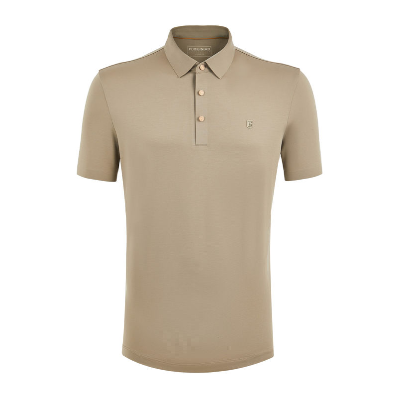 Embroidered Polo Shirt With Logo Plain White Polo Shirts 100% Cotton Custom Color