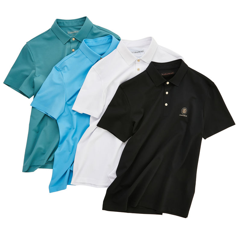 Green Printing 170-210 Grams Custom Men's Polo Shirts 100% Cotton Polo Tshirts for Summer