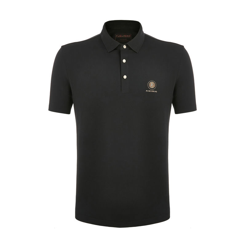 Green Printing 170-210 Grams Custom Men's Polo Shirts 100% Cotton Polo Tshirts for Summer