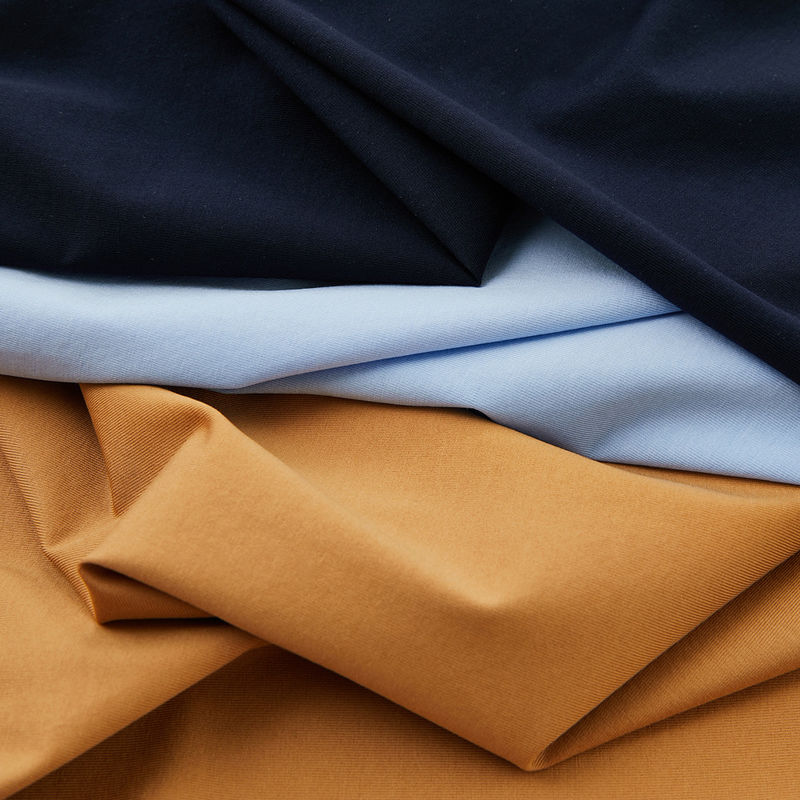 Spring Summer Autumn Season Polo T-Shirt 100% Cotton Fabric in Blue Brown Black Color