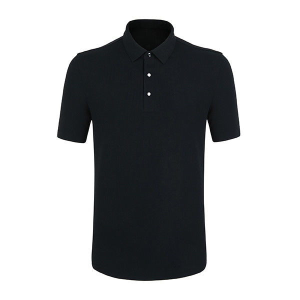 Knitted Fabric Anti-Wrinkle Polo Shirt for Men with Custom Color and Oversized Design