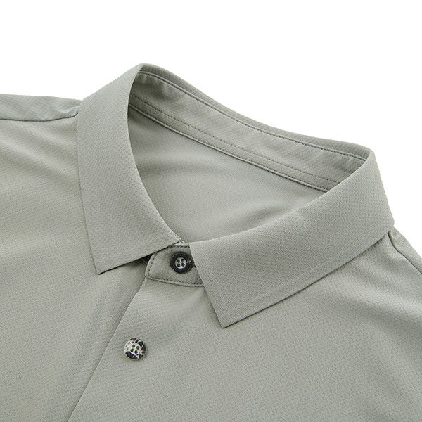 Custom Color Logo Men's Plus Size Polo T Shirt with Quick Dry and Breathable Mesh Design