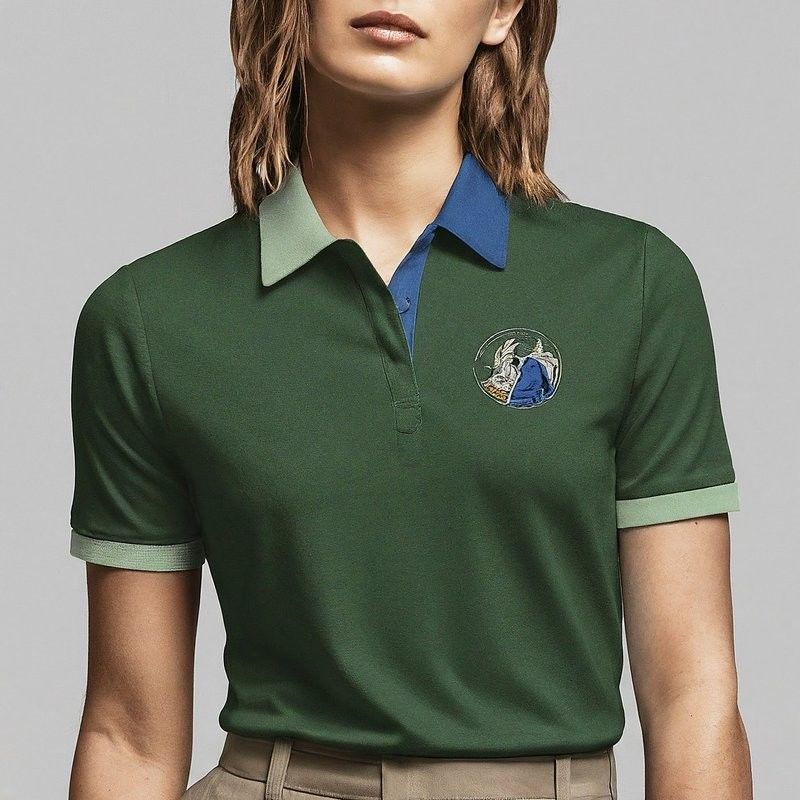 Casual Golf Women'S Polo Shirts Customized Multi Color with Embroidered Logo