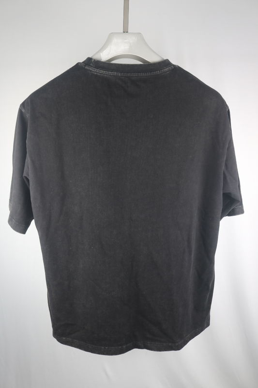 Men's Casual Acid Wash 100%Cotton T-Shirts Heavyweight 230 260gsm Oversize Plain Blank
