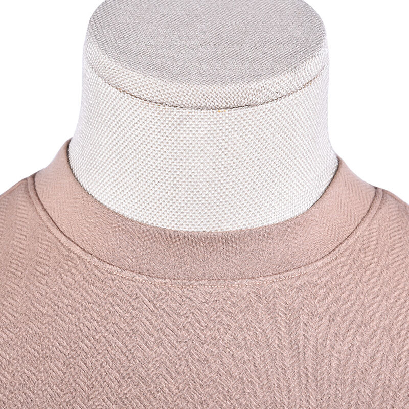 Wholesale Custom Logo Label Design Quick-Drying Breathable Anti-Wrinkle Plain T Shirts High Quality Mock Neck for Men Blank