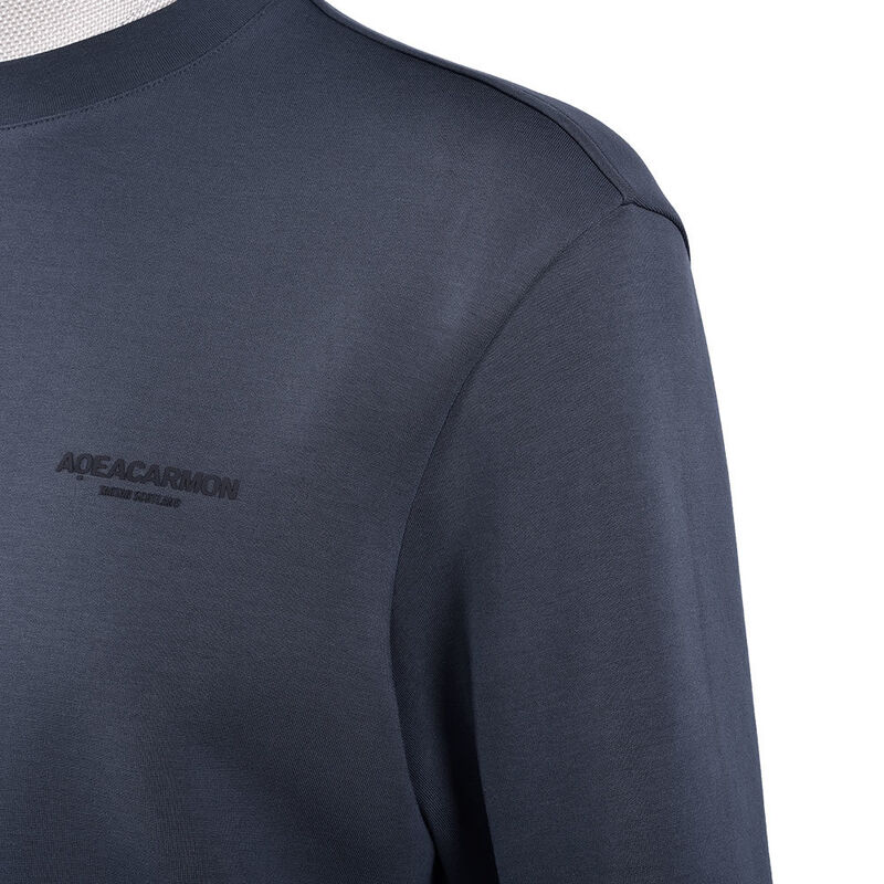 Custom Design Plain Color Dark Blue Fleece Streetwear Jogger Flare Pants Sportswear Sweatpants and Hoodie Jogger Set Men Emboss